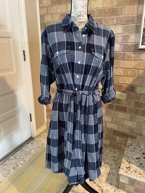 Lands End Shirt Dress